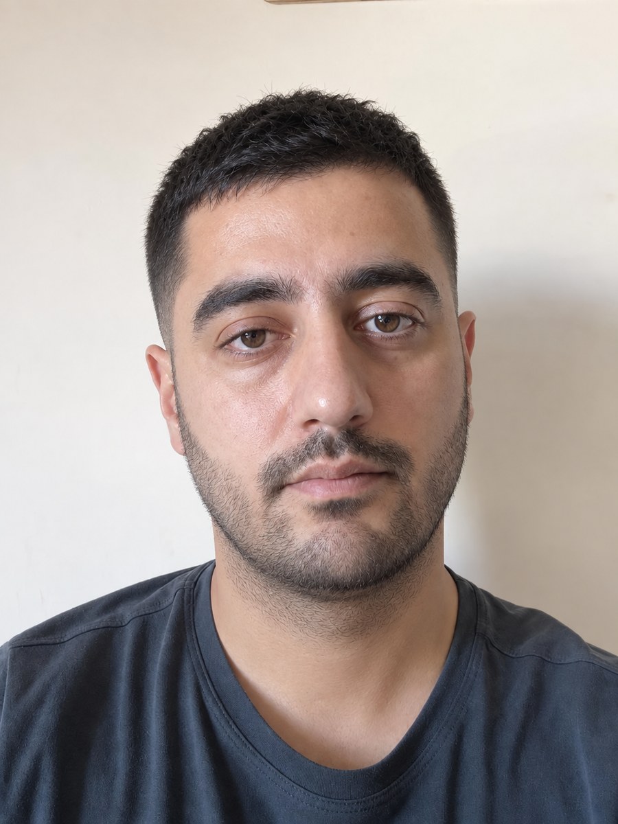 Sakal düzenleme görselleştirmesi — stil denemesi