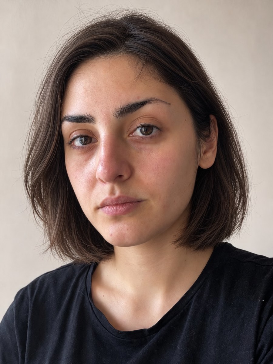 Saç kesimi görselleştirmesi — stil denemesi